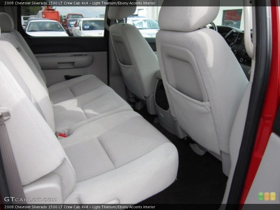 Light Titanium/Ebony Accents Interior Photo for the 2008 Chevrolet Silverado 1500 LT Crew Cab 4x4 #55278545