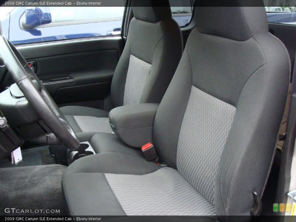 Ebony Interior Photo for the 2009 GMC Canyon SLE Extended Cab #55278716