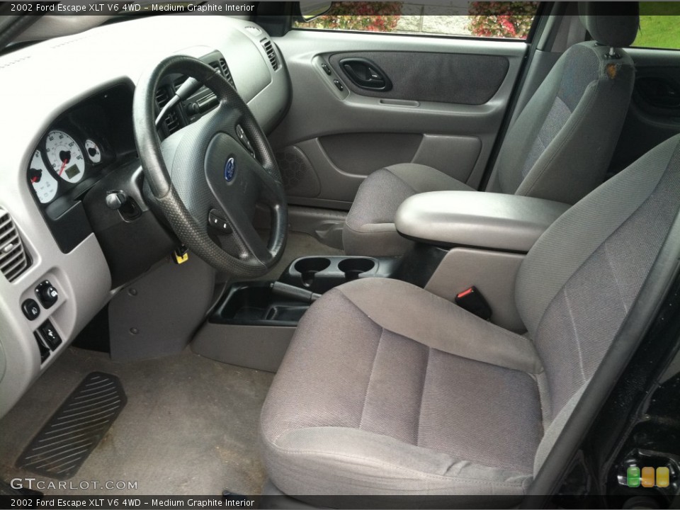 Medium Graphite Interior Photo for the 2002 Ford Escape XLT V6 4WD #55279066