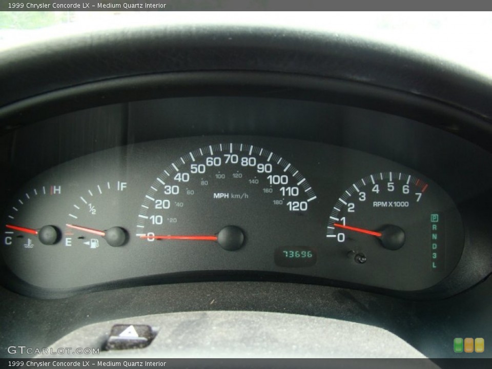 Medium Quartz Interior Gauges for the 1999 Chrysler Concorde LX #55280199