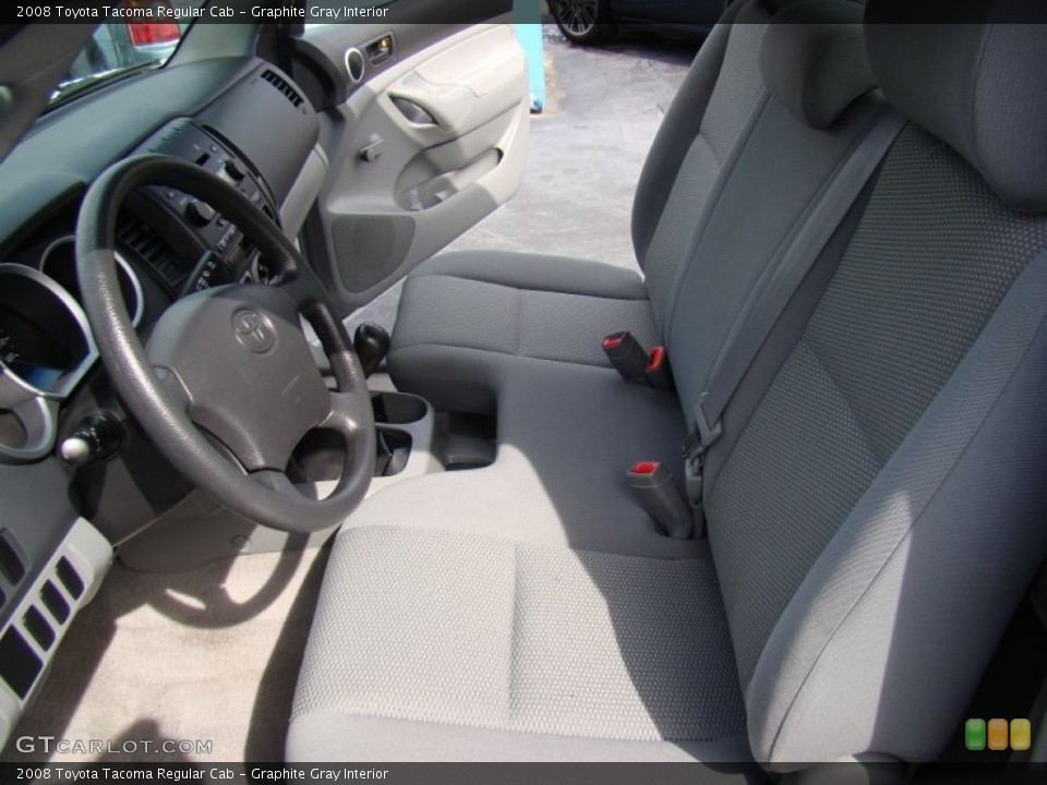 Graphite Gray Interior Photo for the 2008 Toyota Tacoma Regular Cab #55280305