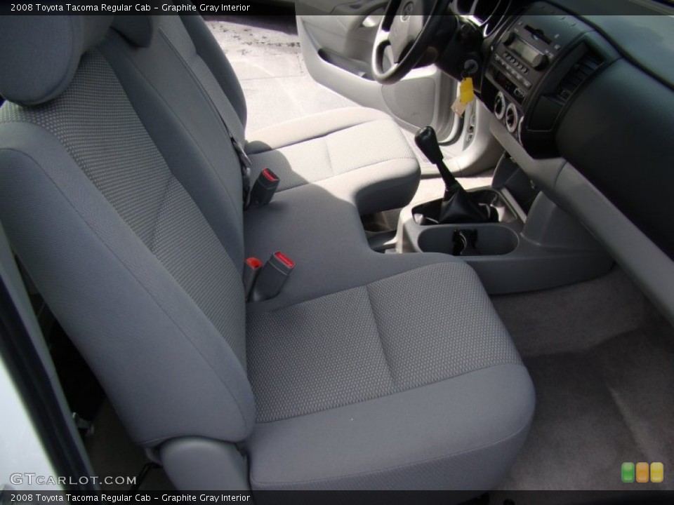 Graphite Gray Interior Photo for the 2008 Toyota Tacoma Regular Cab #55280316