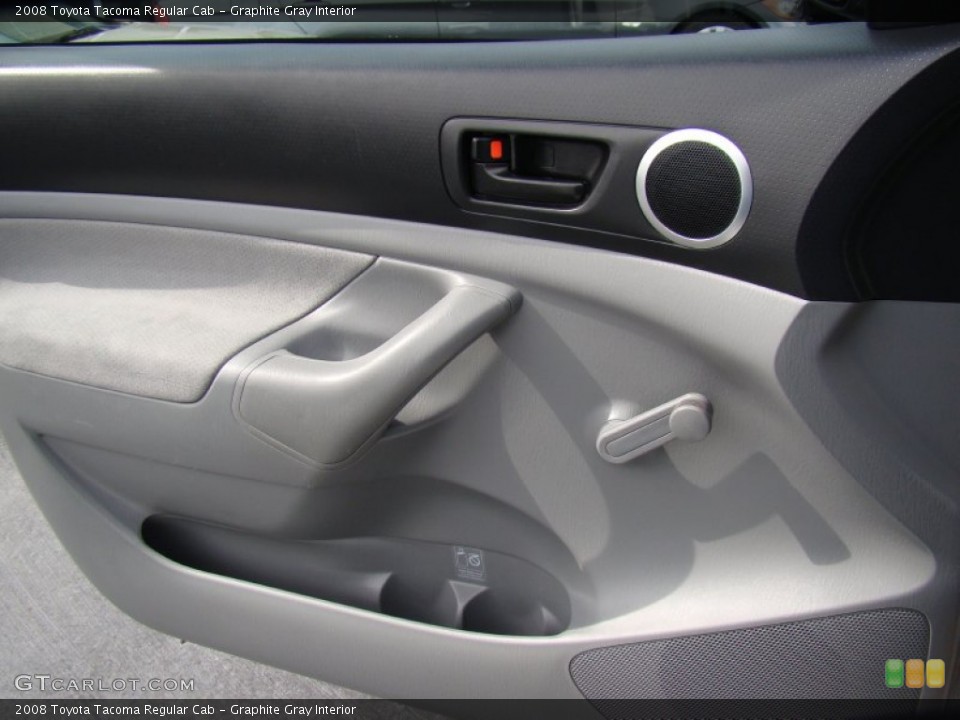 Graphite Gray Interior Door Panel for the 2008 Toyota Tacoma Regular Cab #55280322