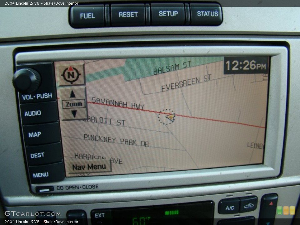Shale/Dove Interior Navigation for the 2004 Lincoln LS V8 #55280526