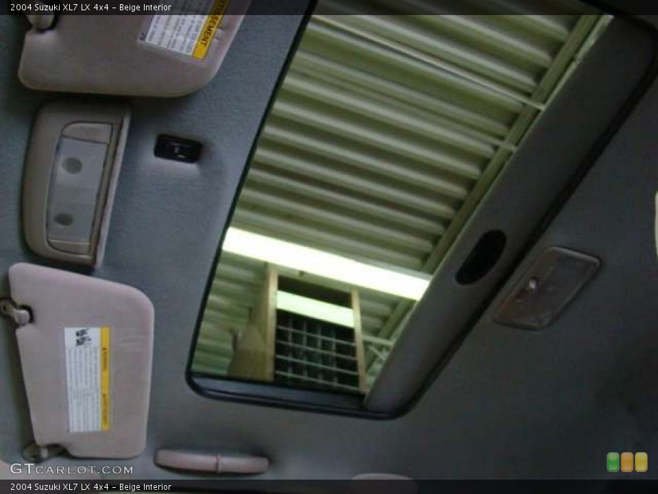 Beige Interior Sunroof for the 2004 Suzuki XL7 LX 4x4 #55280610