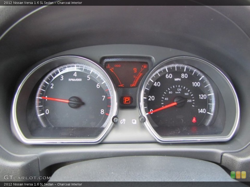 Charcoal Interior Gauges for the 2012 Nissan Versa 1.6 SL Sedan #55282395