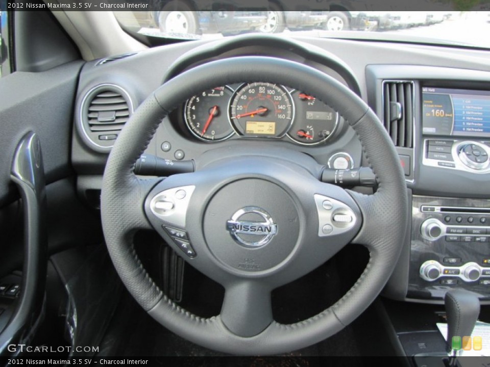 Charcoal Interior Steering Wheel for the 2012 Nissan Maxima 3.5 SV #55282479