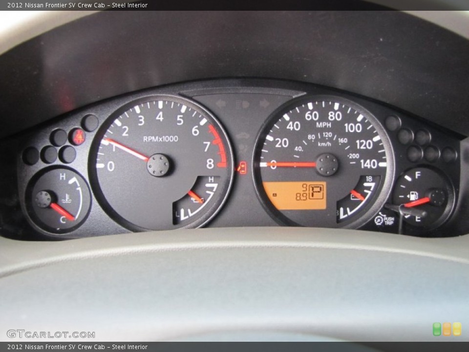 Steel Interior Gauges for the 2012 Nissan Frontier SV Crew Cab #55282587
