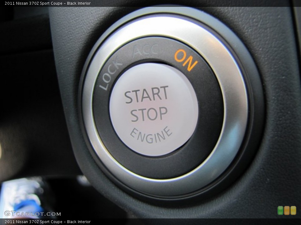 Black Interior Controls for the 2011 Nissan 370Z Sport Coupe #55282746