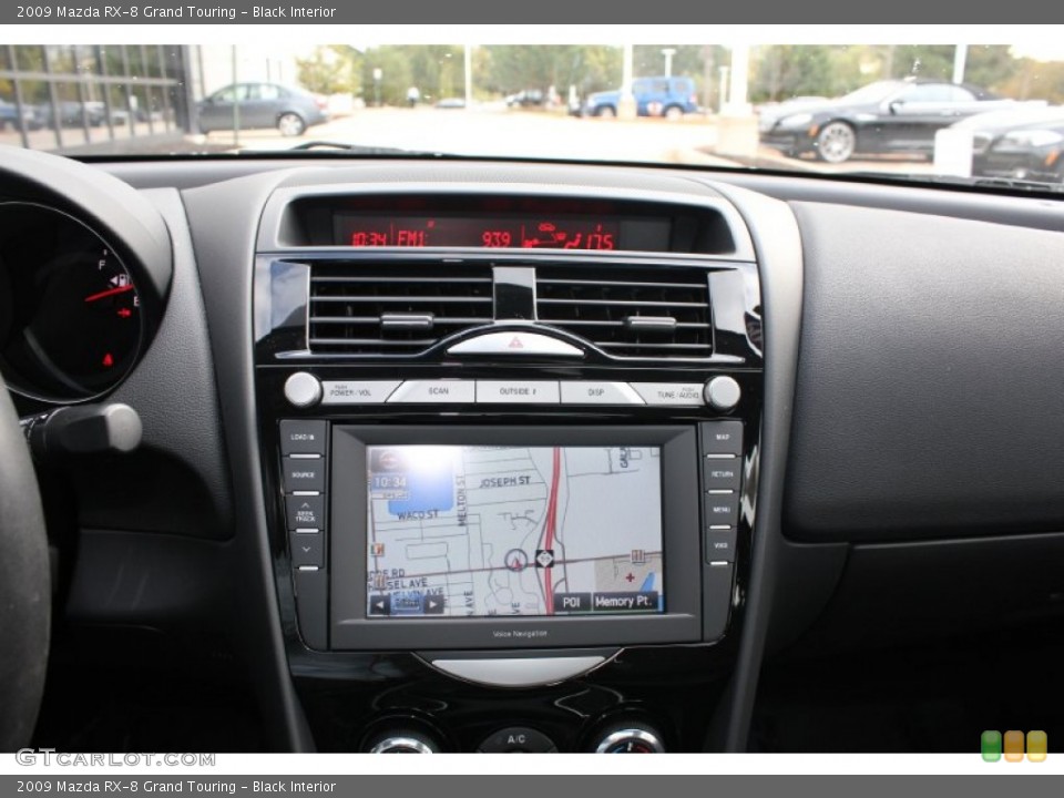 Black Interior Navigation for the 2009 Mazda RX-8 Grand Touring #55284058