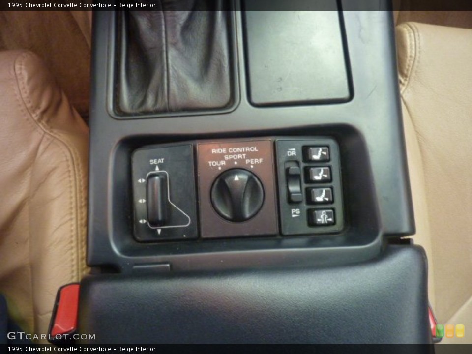 Beige Interior Controls for the 1995 Chevrolet Corvette Convertible #55284187