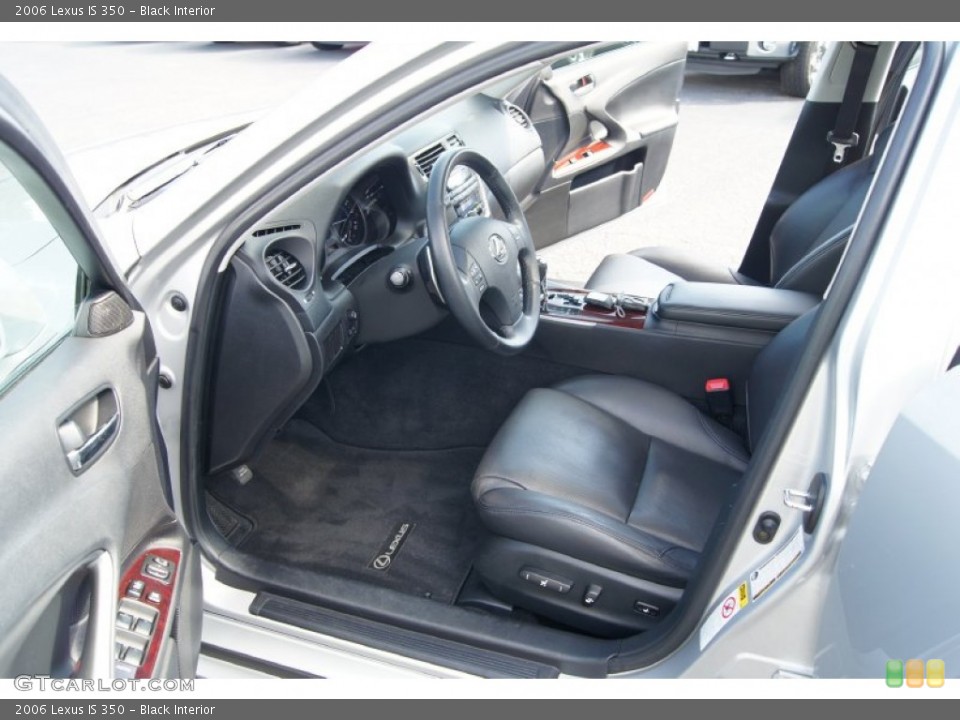 Black Interior Photo for the 2006 Lexus IS 350 #55285210