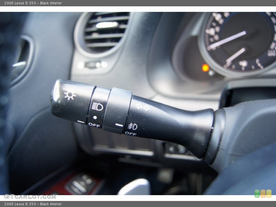 Black Interior Controls for the 2006 Lexus IS 350 #55285372