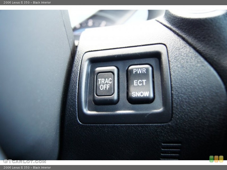 Black Interior Controls for the 2006 Lexus IS 350 #55285390