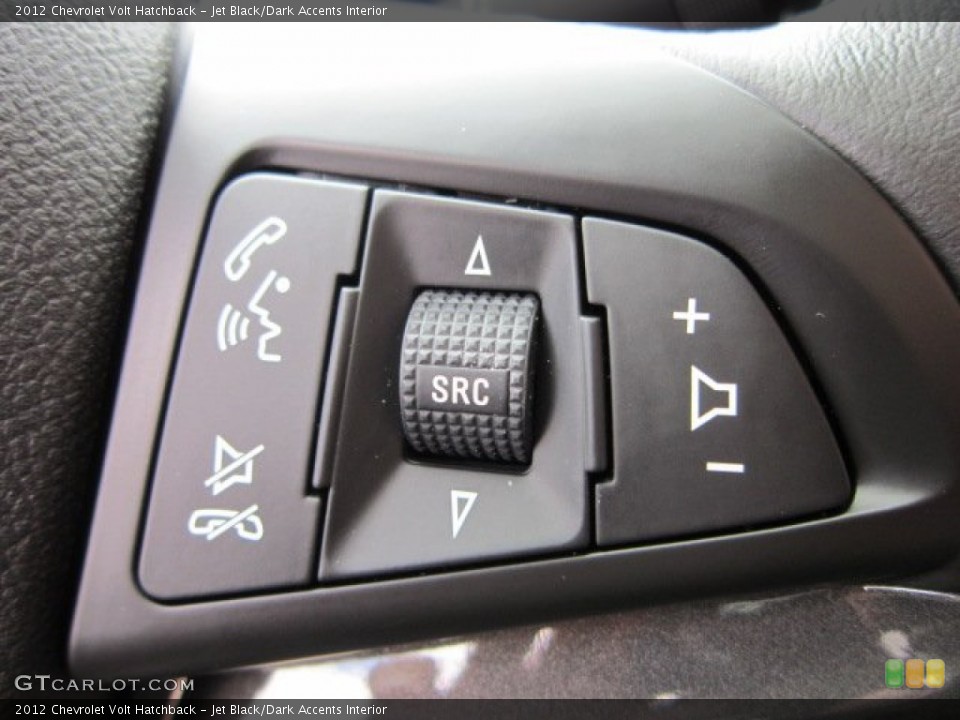 Jet Black/Dark Accents Interior Controls for the 2012 Chevrolet Volt Hatchback #55285411