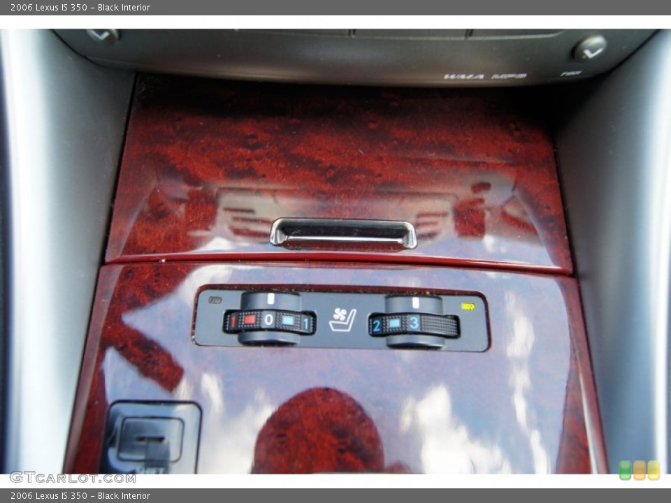 Black Interior Controls for the 2006 Lexus IS 350 #55285417