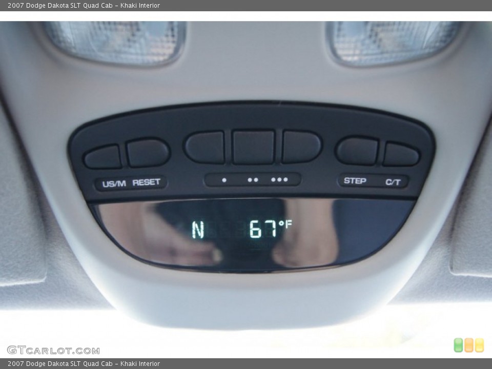 Khaki Interior Controls for the 2007 Dodge Dakota SLT Quad Cab #55286020