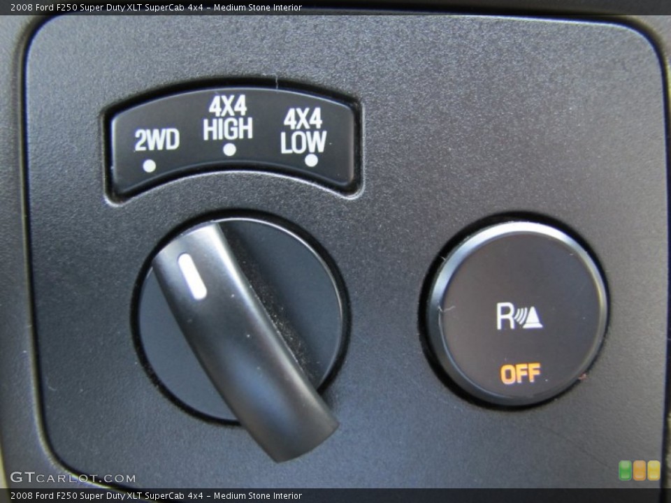 Medium Stone Interior Controls for the 2008 Ford F250 Super Duty XLT SuperCab 4x4 #55286938