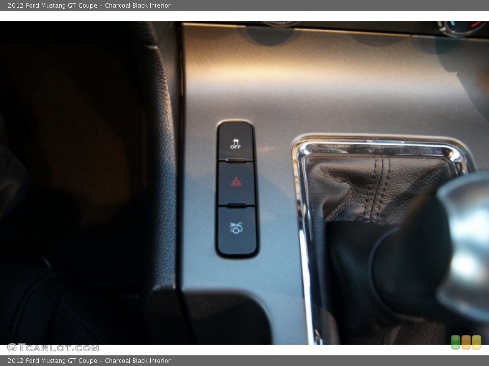 Charcoal Black Interior Controls for the 2012 Ford Mustang GT Coupe #55287943