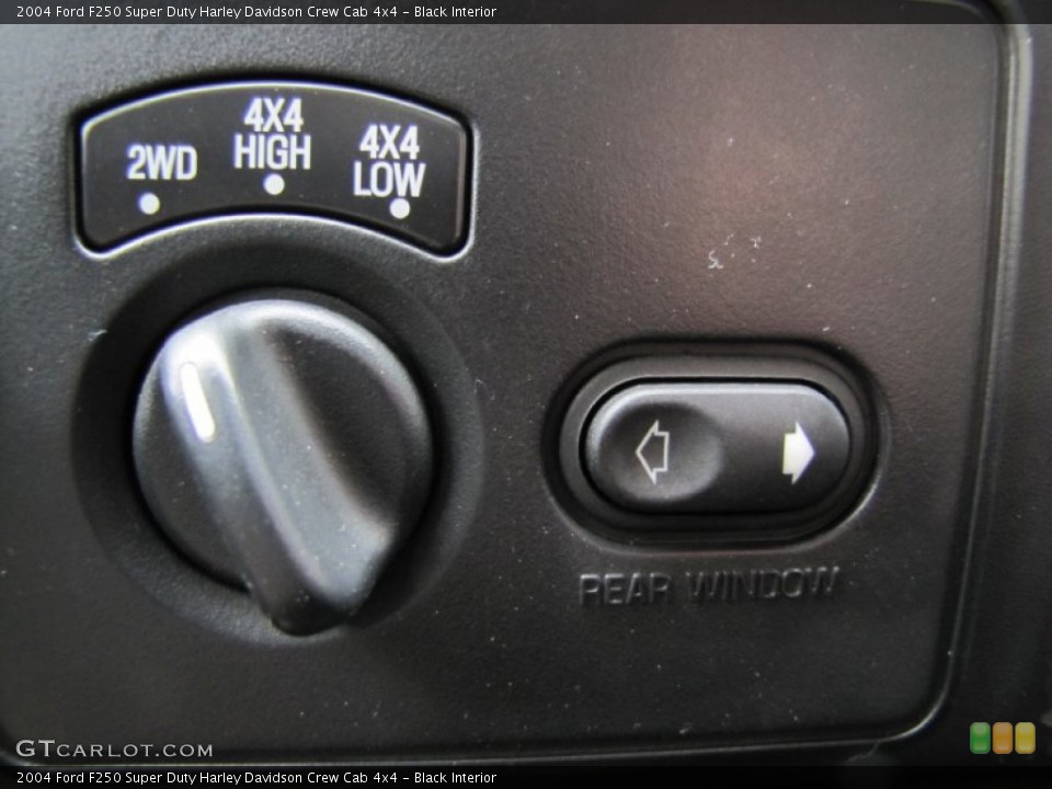 Black Interior Controls for the 2004 Ford F250 Super Duty Harley Davidson Crew Cab 4x4 #55288042