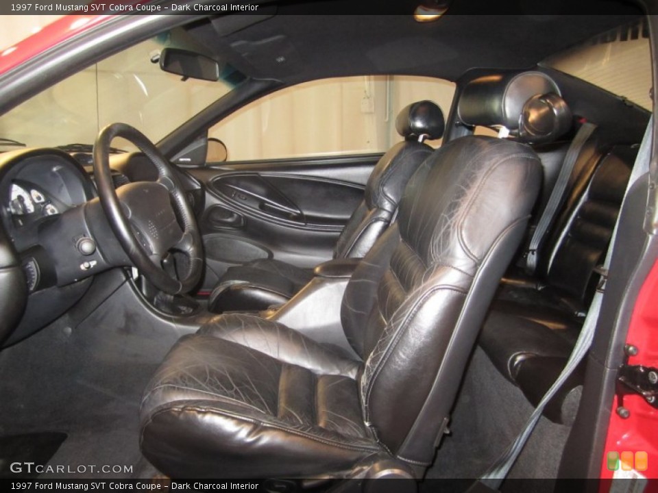 Dark Charcoal Interior Photo for the 1997 Ford Mustang SVT Cobra Coupe #55288195