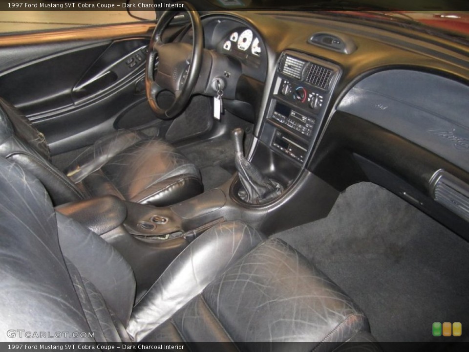 Dark Charcoal Interior Photo for the 1997 Ford Mustang SVT Cobra Coupe #55288282