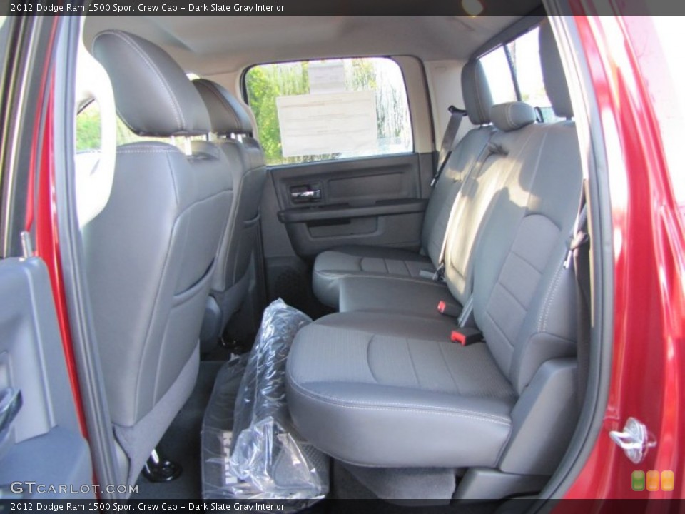 Dark Slate Gray Interior Photo for the 2012 Dodge Ram 1500 Sport Crew Cab #55288851