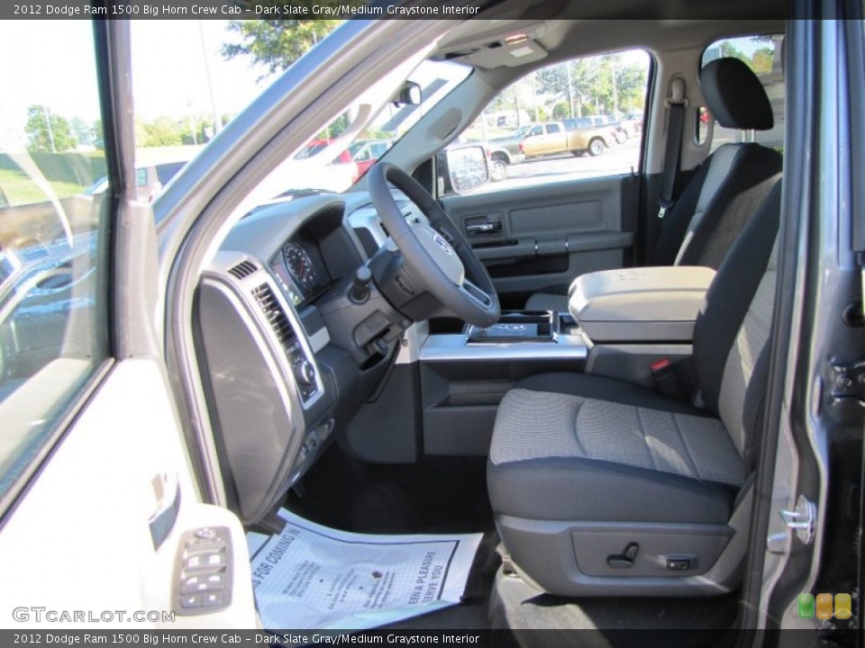 Dark Slate Gray/Medium Graystone Interior Photo for the 2012 Dodge Ram 1500 Big Horn Crew Cab #55289077
