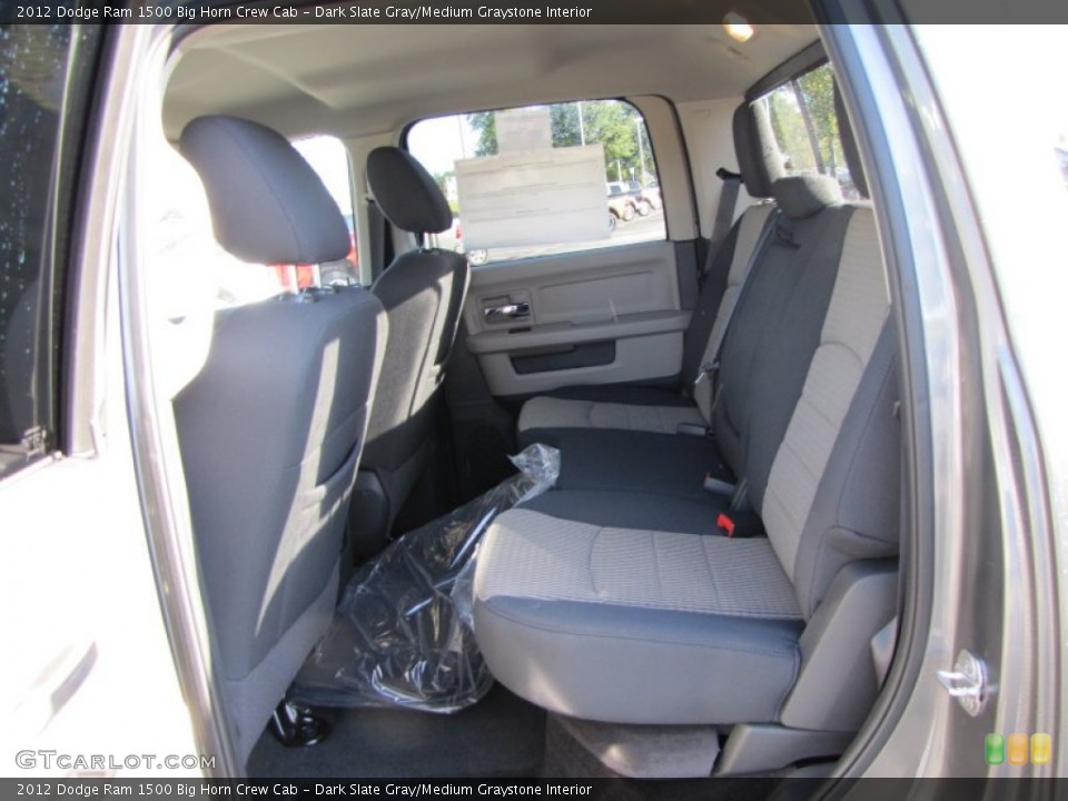 Dark Slate Gray/Medium Graystone Interior Photo for the 2012 Dodge Ram 1500 Big Horn Crew Cab #55289086