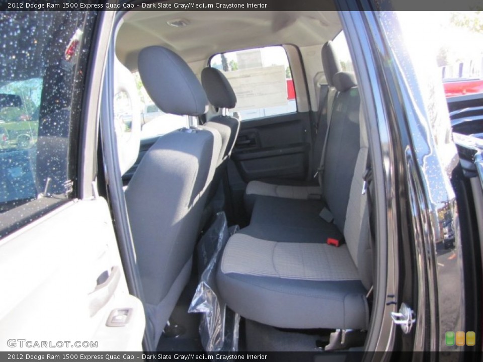 Dark Slate Gray/Medium Graystone Interior Photo for the 2012 Dodge Ram 1500 Express Quad Cab #55289572