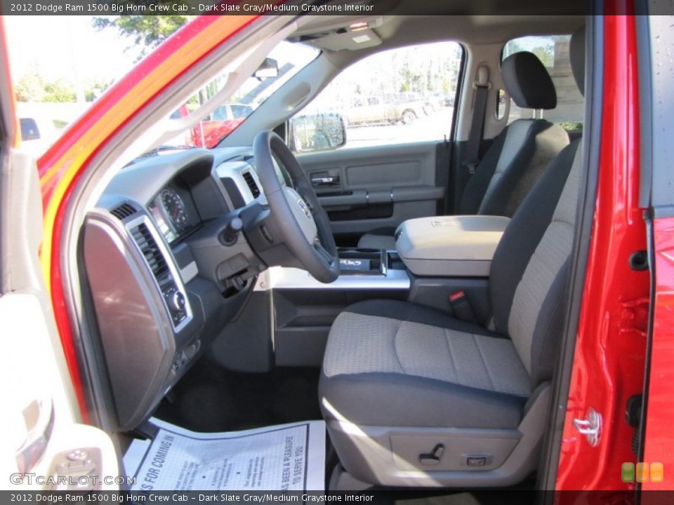 Dark Slate Gray/Medium Graystone Interior Photo for the 2012 Dodge Ram 1500 Big Horn Crew Cab #55289815
