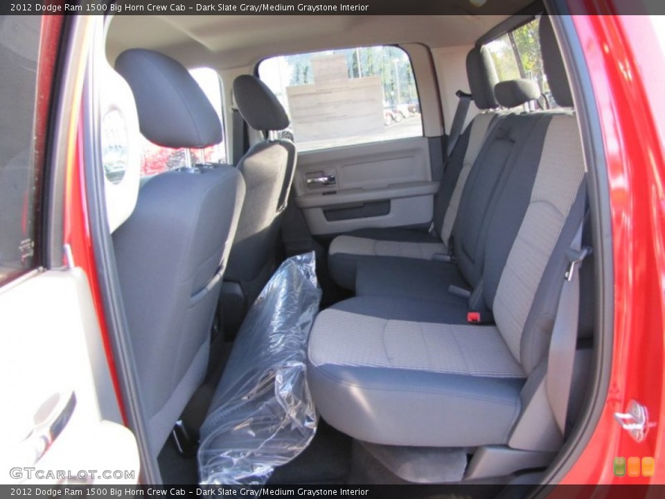 Dark Slate Gray/Medium Graystone Interior Photo for the 2012 Dodge Ram 1500 Big Horn Crew Cab #55289824