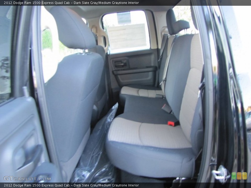 Dark Slate Gray/Medium Graystone Interior Photo for the 2012 Dodge Ram 1500 Express Quad Cab #55290289