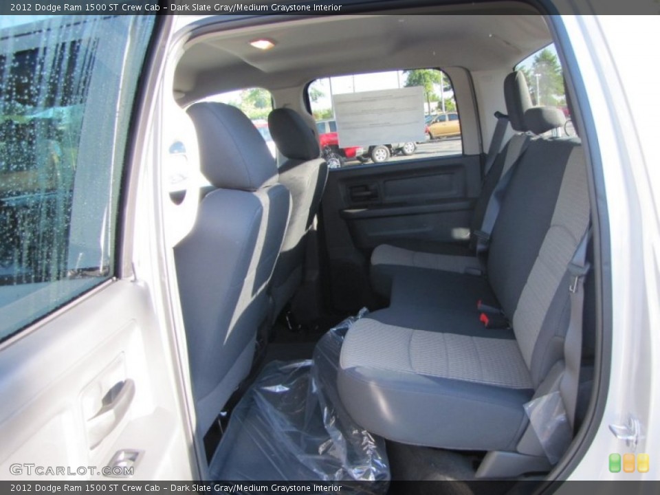 Dark Slate Gray/Medium Graystone Interior Photo for the 2012 Dodge Ram 1500 ST Crew Cab #55290415