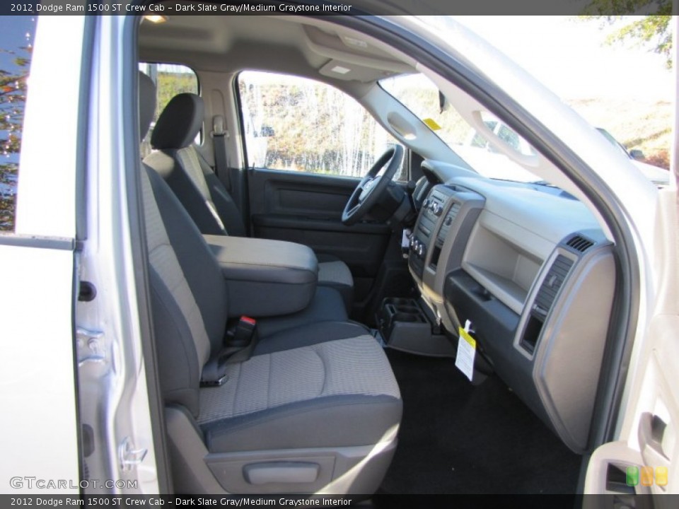 Dark Slate Gray/Medium Graystone Interior Photo for the 2012 Dodge Ram 1500 ST Crew Cab #55290424