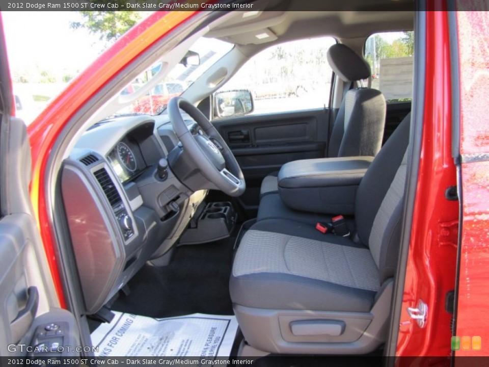 Dark Slate Gray/Medium Graystone Interior Photo for the 2012 Dodge Ram 1500 ST Crew Cab #55291081