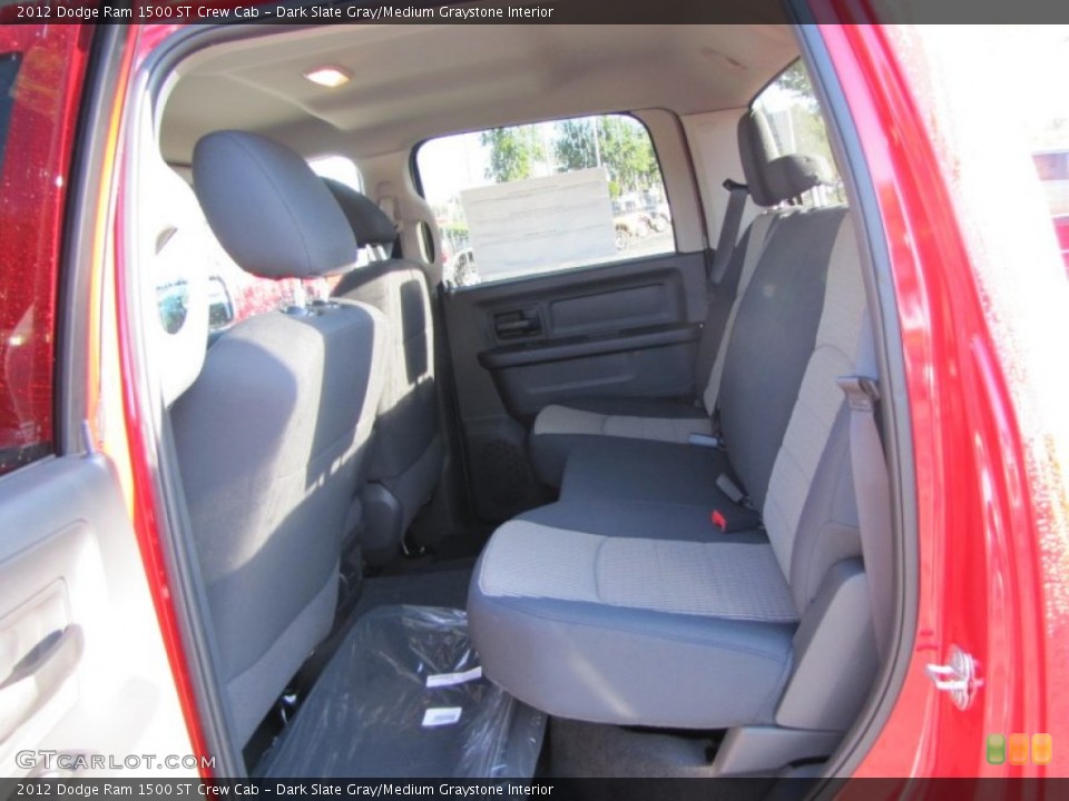 Dark Slate Gray/Medium Graystone Interior Photo for the 2012 Dodge Ram 1500 ST Crew Cab #55291090