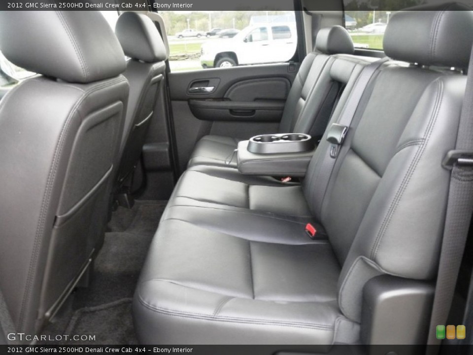 Ebony Interior Photo for the 2012 GMC Sierra 2500HD Denali Crew Cab 4x4 #55291189