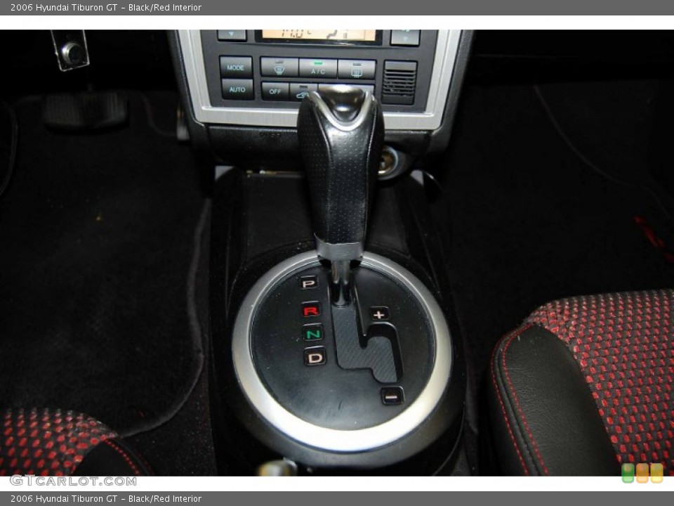 Black/Red Interior Transmission for the 2006 Hyundai Tiburon GT #55293419