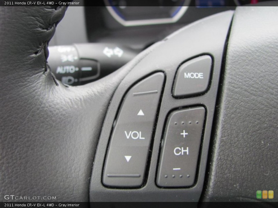 Gray Interior Controls for the 2011 Honda CR-V EX-L 4WD #55293514