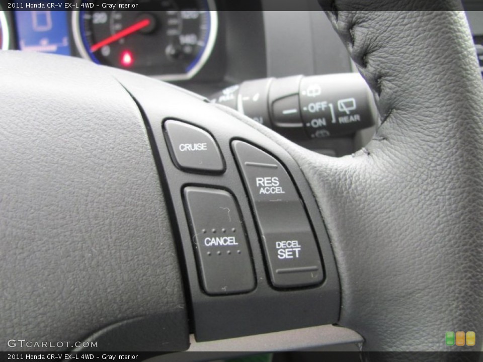 Gray Interior Controls for the 2011 Honda CR-V EX-L 4WD #55293523