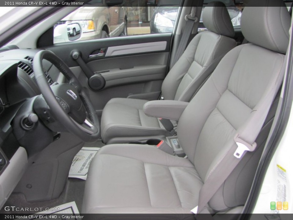 Gray Interior Photo for the 2011 Honda CR-V EX-L 4WD #55293560