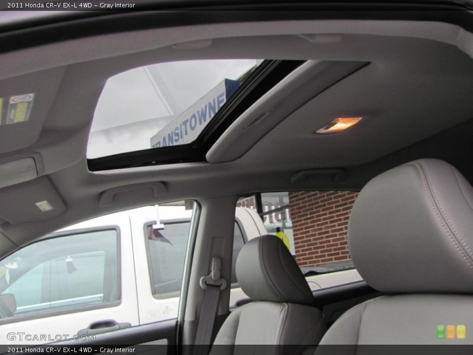 Gray Interior Sunroof for the 2011 Honda CR-V EX-L 4WD #55293652
