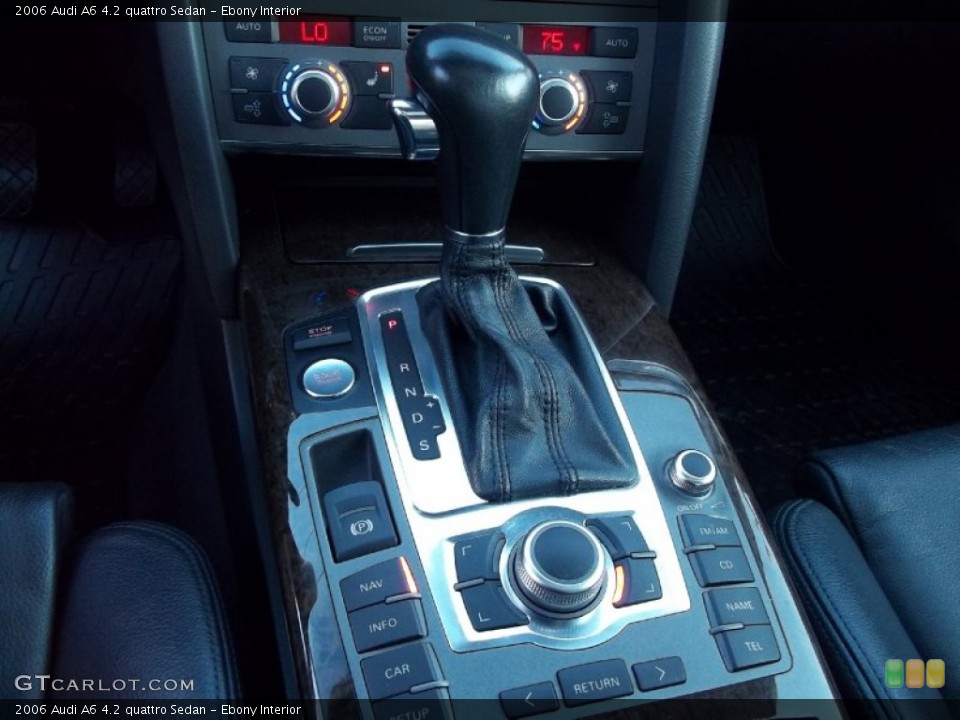 Ebony Interior Transmission for the 2006 Audi A6 4.2 quattro Sedan #55295141