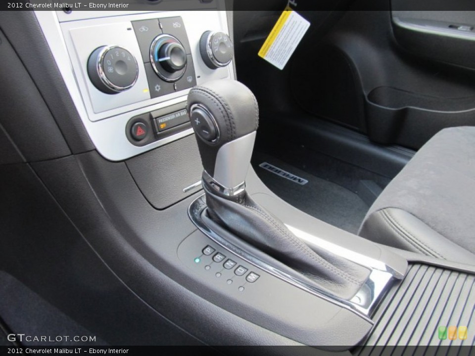 Ebony Interior Transmission for the 2012 Chevrolet Malibu LT #55298707
