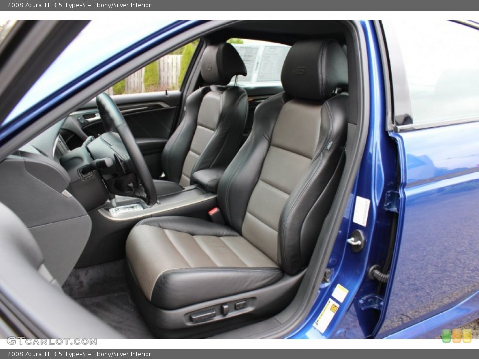 Ebony/Silver Interior Photo for the 2008 Acura TL 3.5 Type-S #55302853