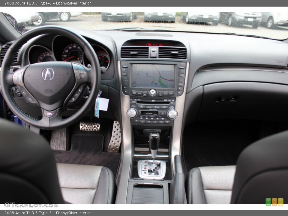Ebony/Silver Interior Navigation for the 2008 Acura TL 3.5 Type-S #55302862