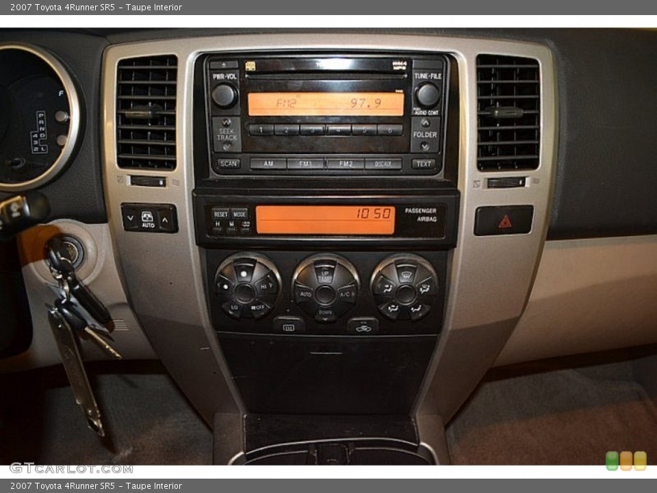 Taupe Interior Controls for the 2007 Toyota 4Runner SR5 #55303921