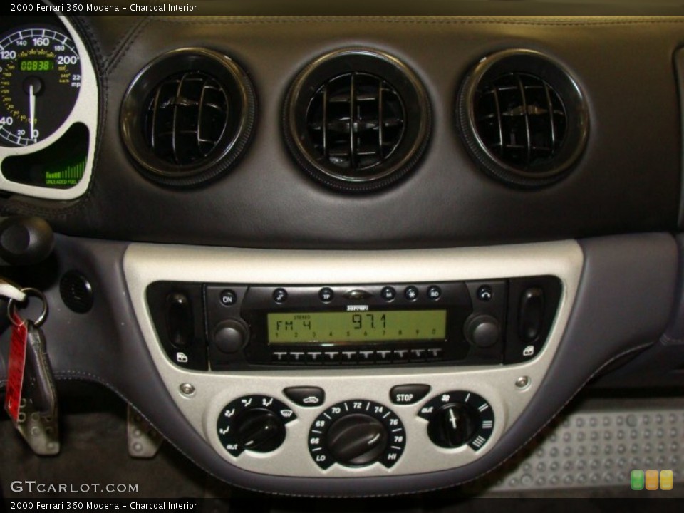 Charcoal Interior Audio System for the 2000 Ferrari 360 Modena #55304515
