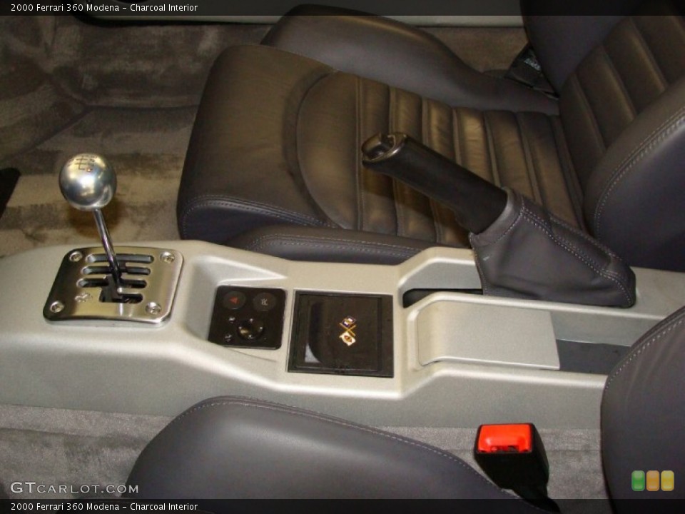 Charcoal Interior Controls for the 2000 Ferrari 360 Modena #55304542